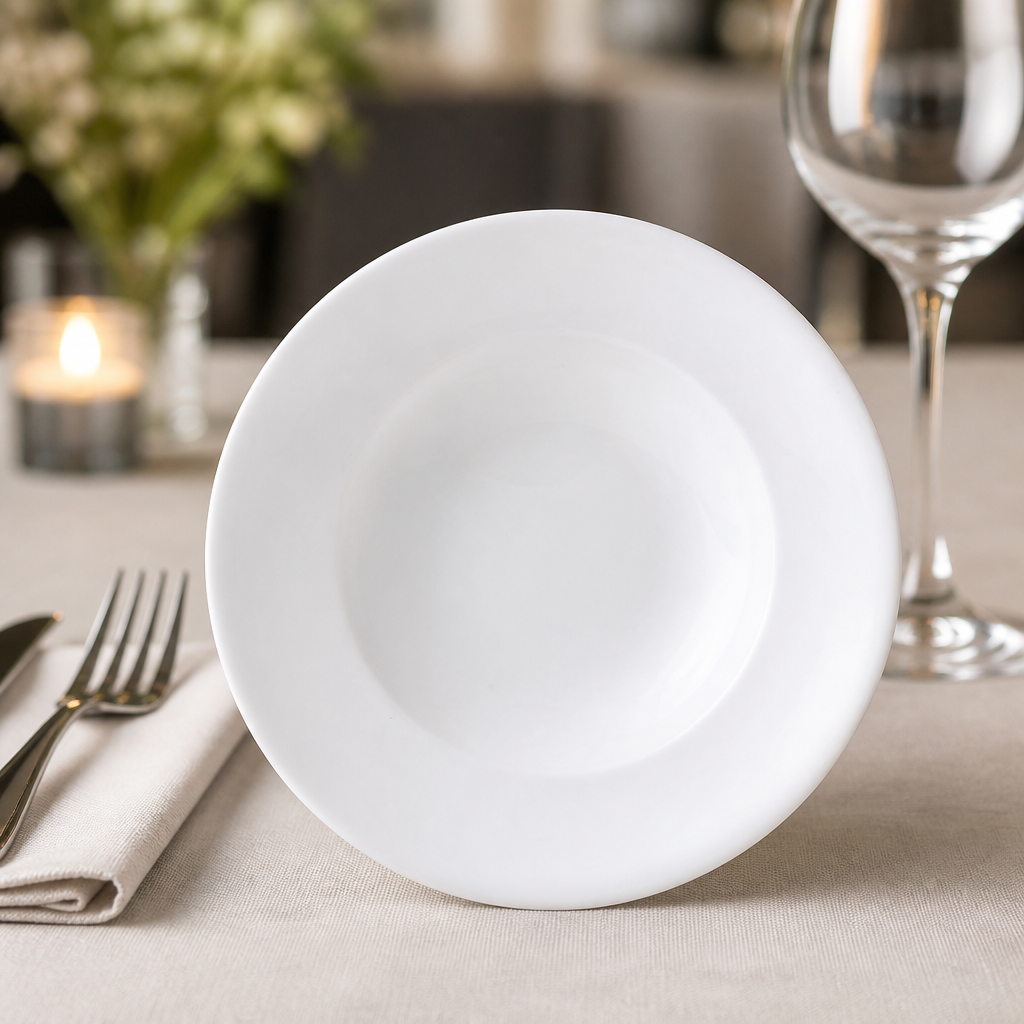 Commercial porcelain bowls 165mm - 36 pack for fine dining