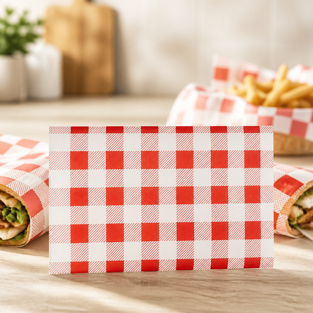 Commercial Greaseproof Paper Sheets 310x190mm 200 Pack