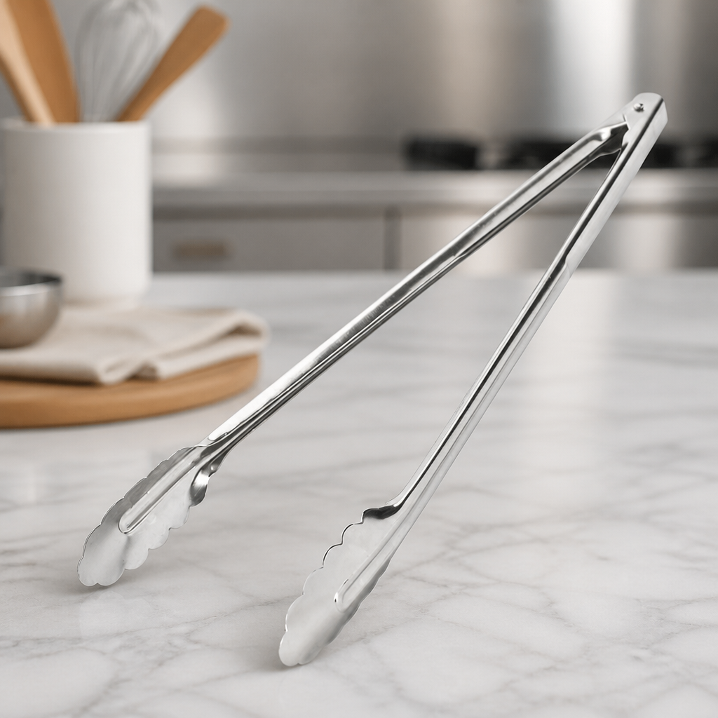 400mm Stainless Steel Utility Tongs for Commercial Kitchen Use