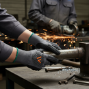 Premium Nitrile Impact Gloves for Low-Energy Protection, Touchscreen Compatible, ESD Safe Design