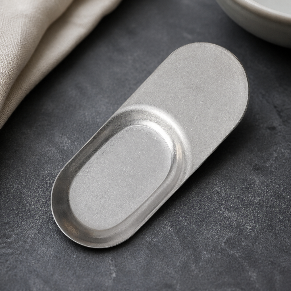 Commercial Flat Handled Tasting Spoons 85mm Pack of 12
