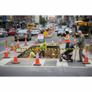 Premium Retractable Unit with Yellow and Red/White Tape for Versatile Area Cordon Management