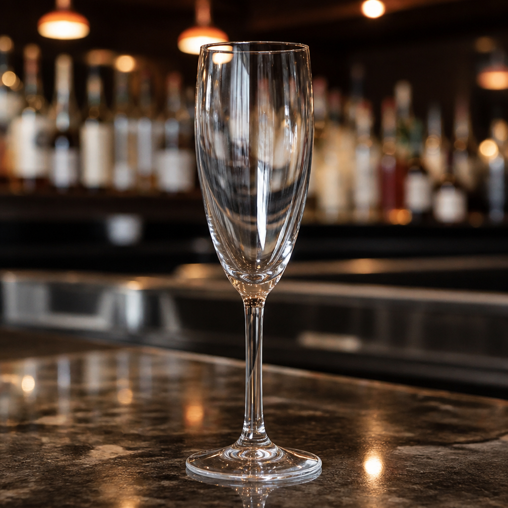 Commercial Champagne Flutes 160ml Clear Glass 48 Pack