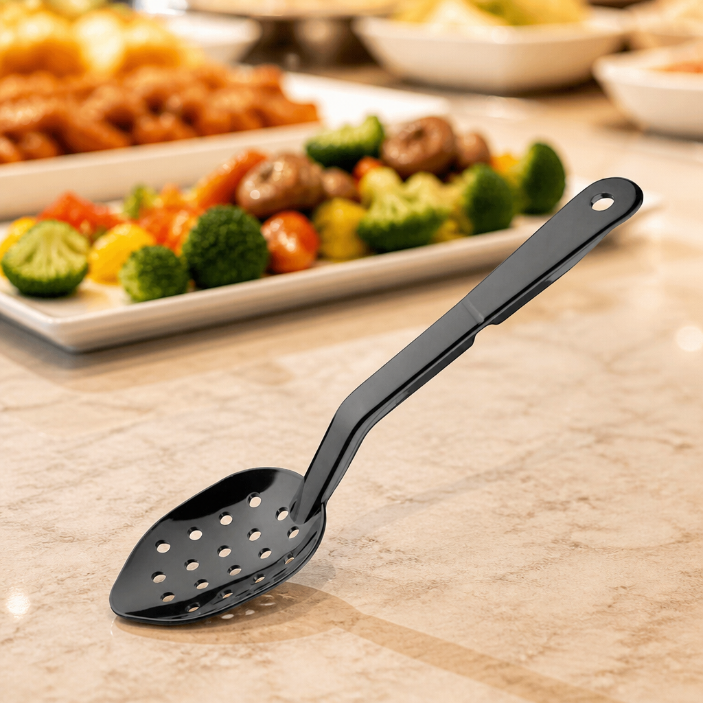 Perforated Serving Spoon 11 inch for commercial cooking