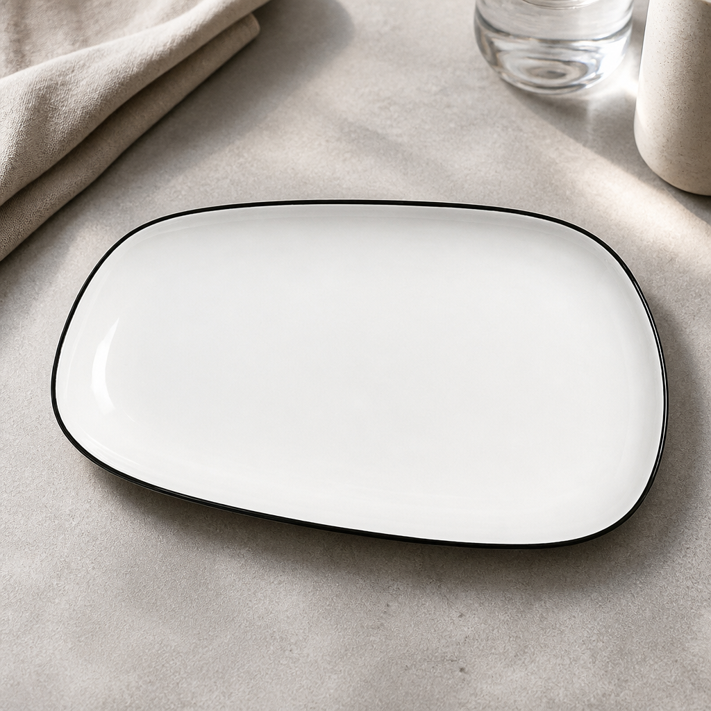 Commercial 338mm Coupe Platters - 6 Pack