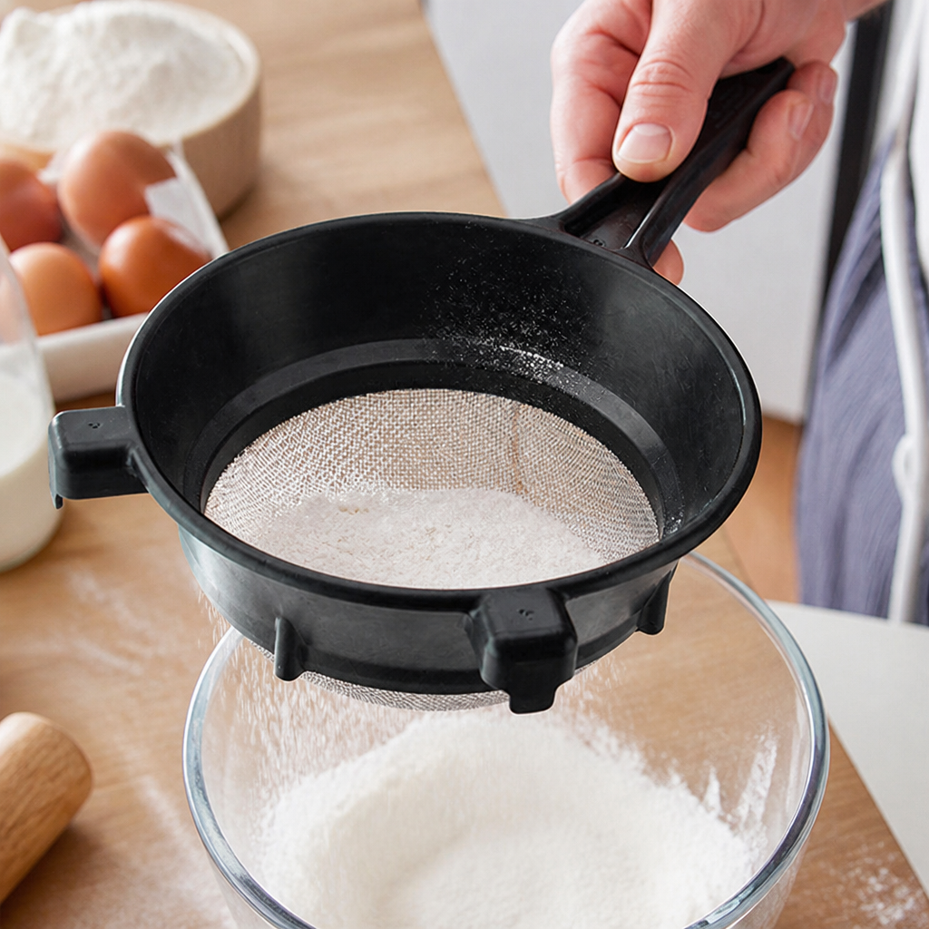200mm Commercial Fine Mesh Sieve Strainer for purees and sauces