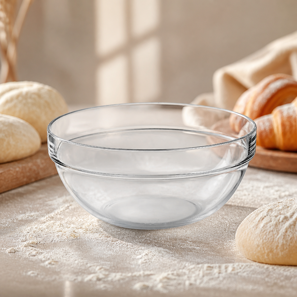 200mm stackable mixing salad bowls 1.8L - 6 pack