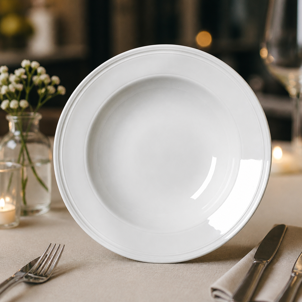 Commercial Bead Rimmed Bowls 285mm 6 Pack