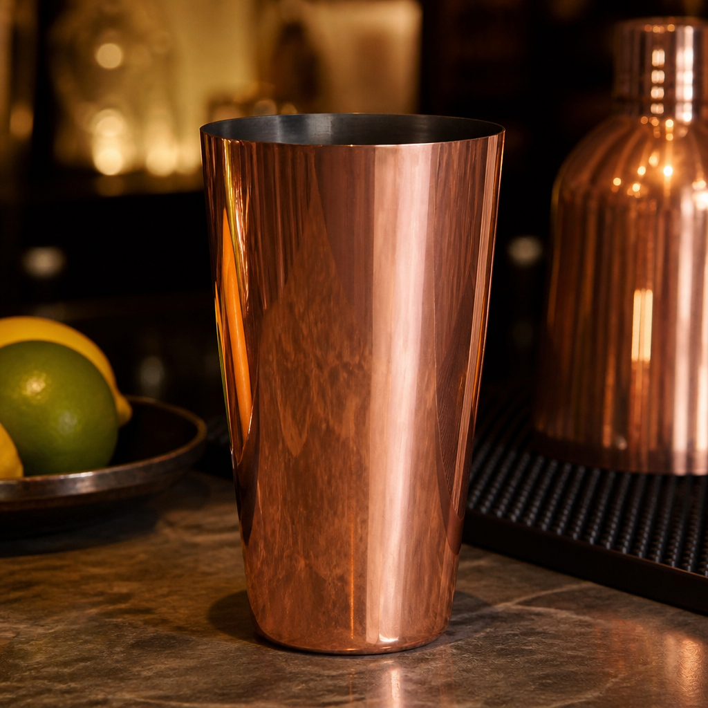 28oz Commercial Copper Plated Boston Cocktail Shaker