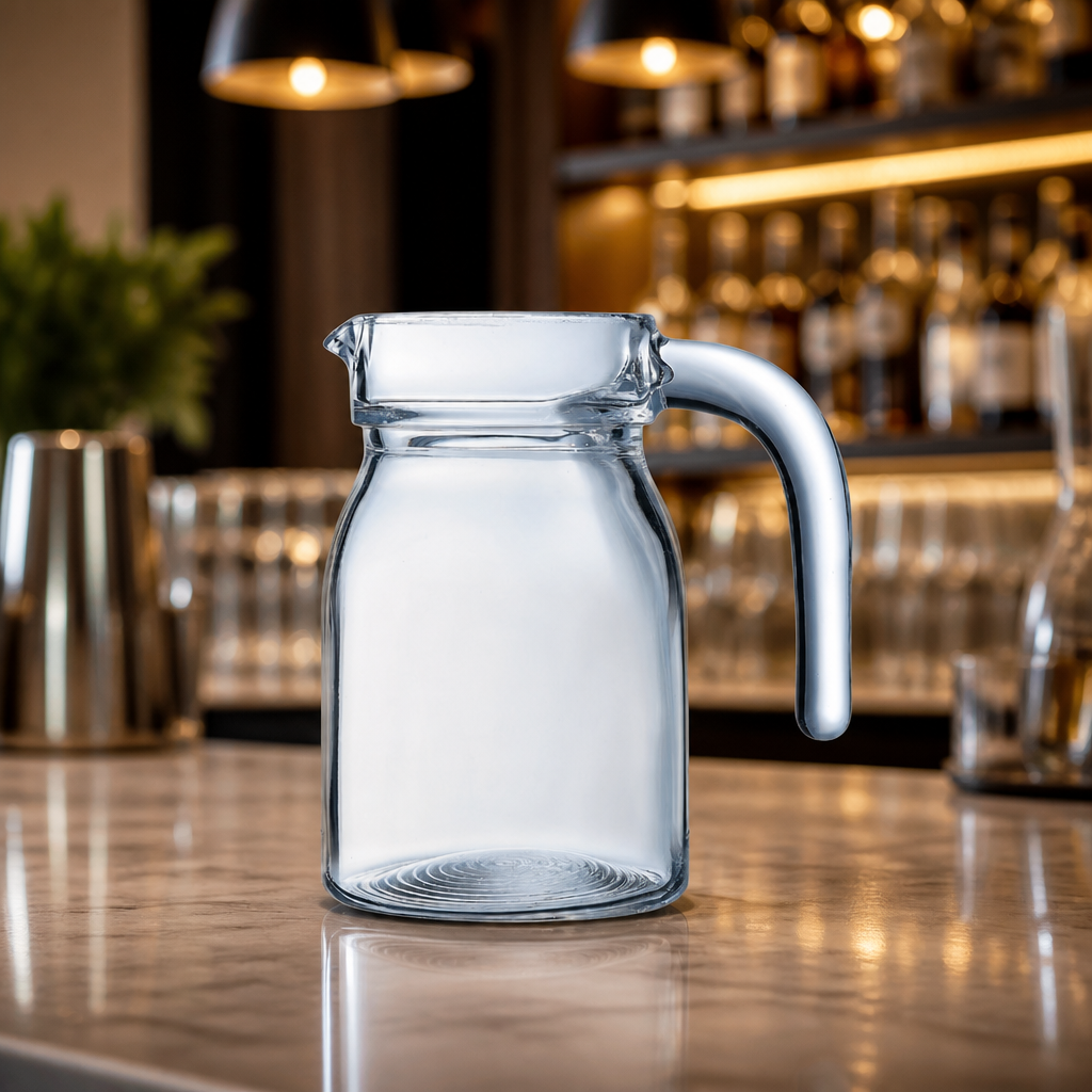 500ml Glass Jugs for Commercial Use - 12 Pack
