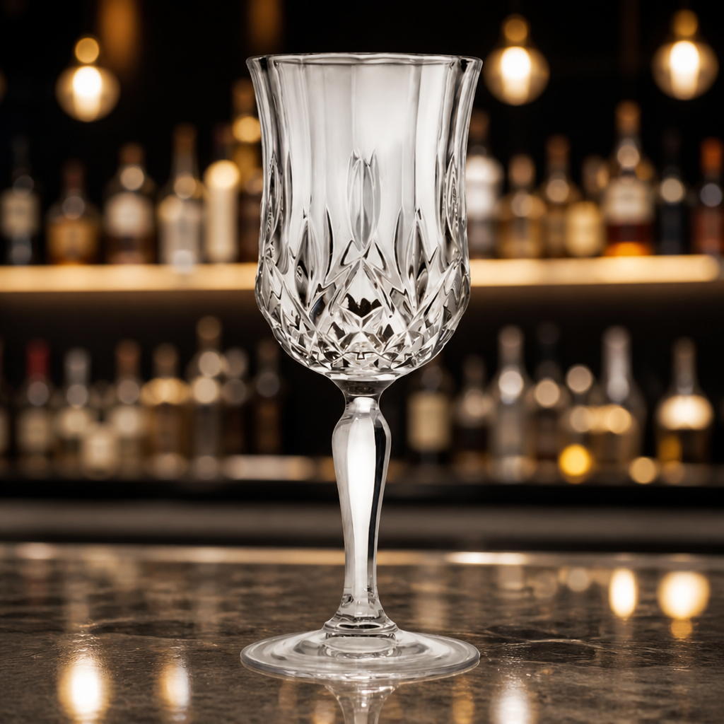 160ml Commercial Wine Goblet Glasses - 12 Pack Eco-Crystal