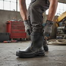 Premium Heavy Duty Rigger Safety Boot with Steel Toe Cap, Slip-Resistant Sole, and Water-Resistant Leather for Optimal Protection