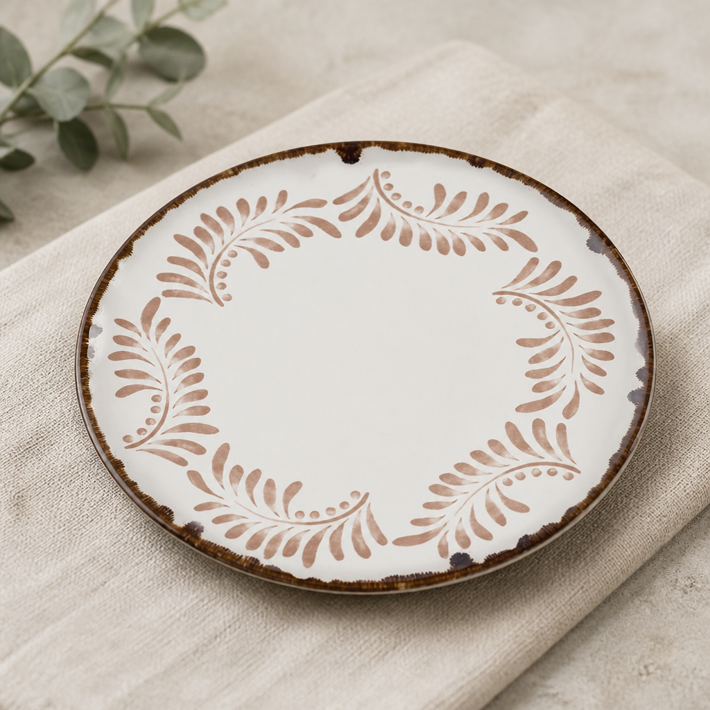Commercial Terracotta Coupe Plates 285mm - 12 Pack