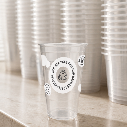 Commercial 570ml Pint Glasses - Eco-Friendly Recyclable 1000 Pack
