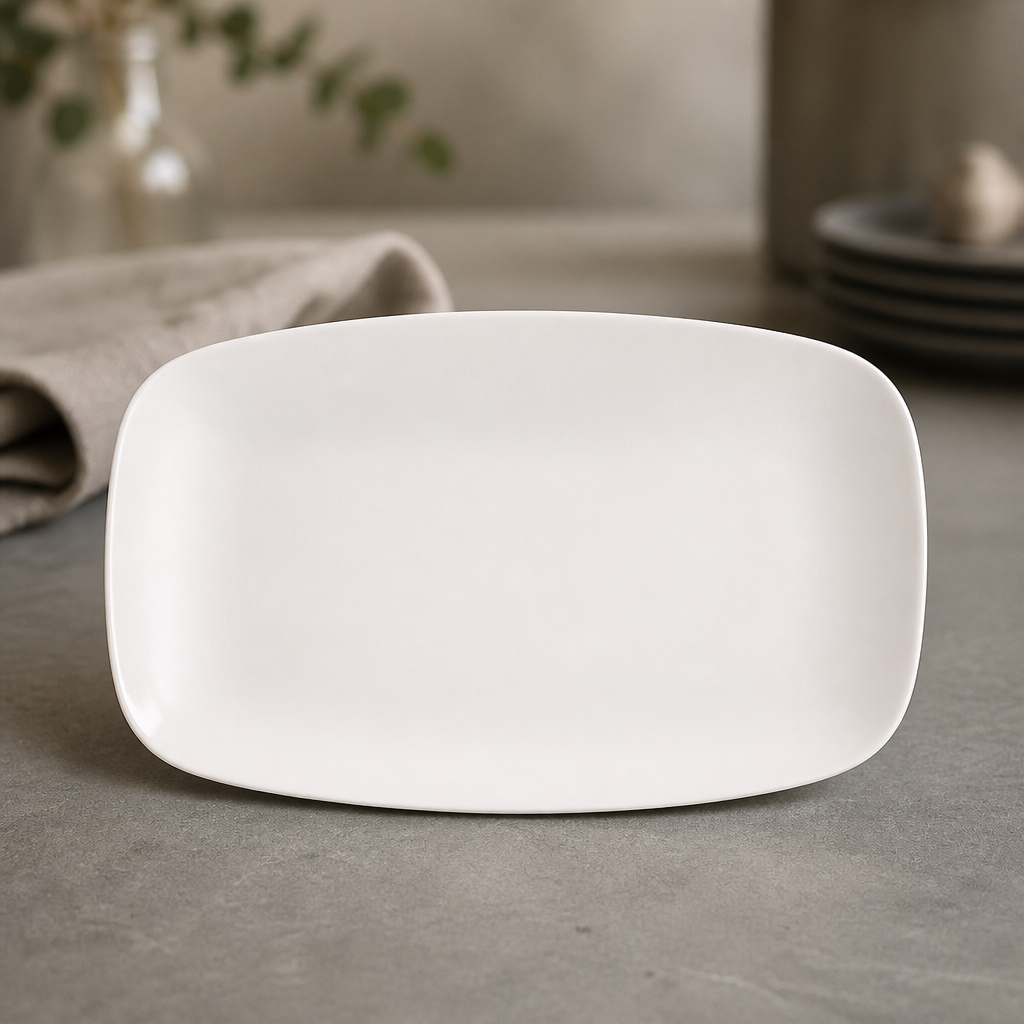 Commercial Oblong Plates 157 x 237mm 12 Pack