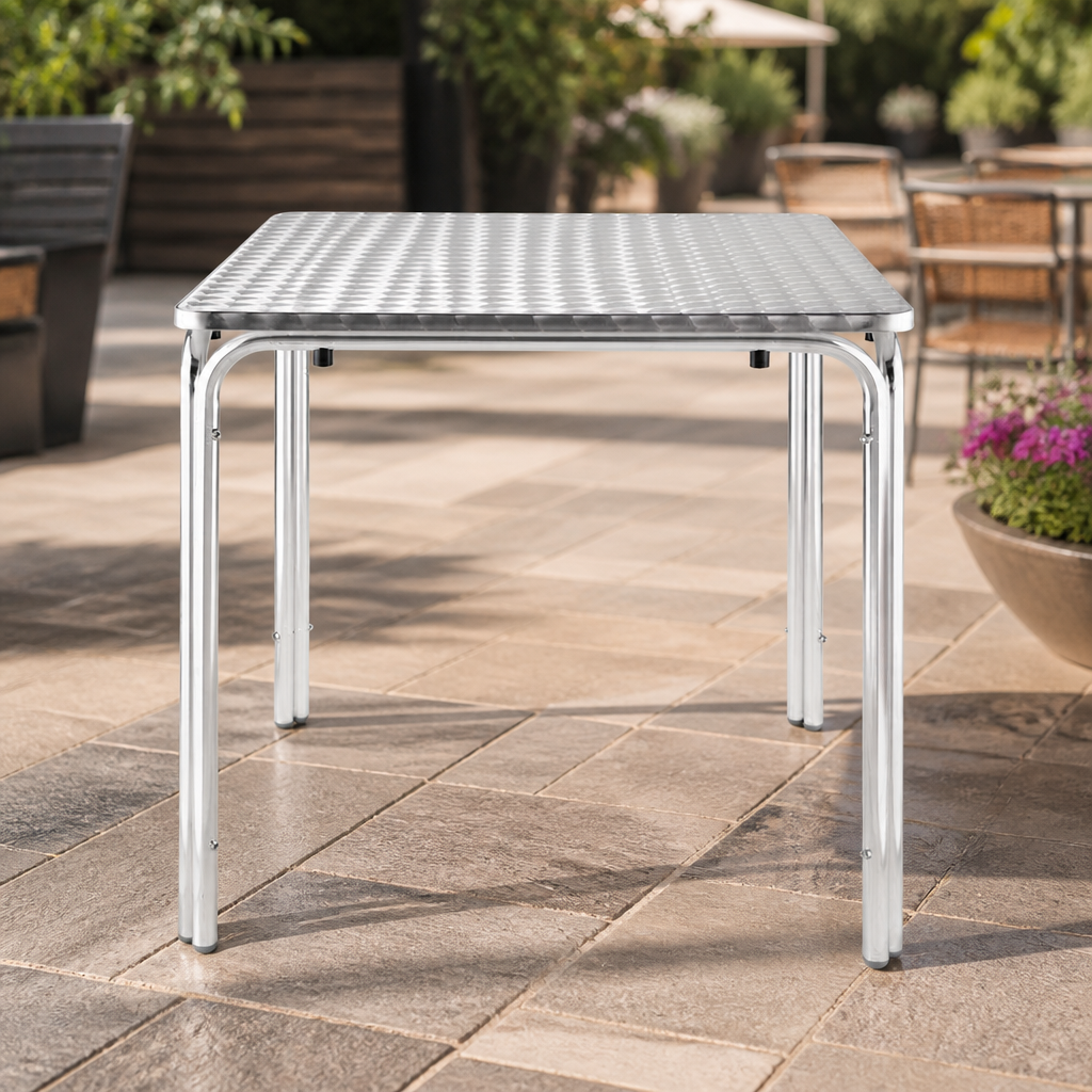 Commercial Stainless Steel Square Stacking Table 700mm
