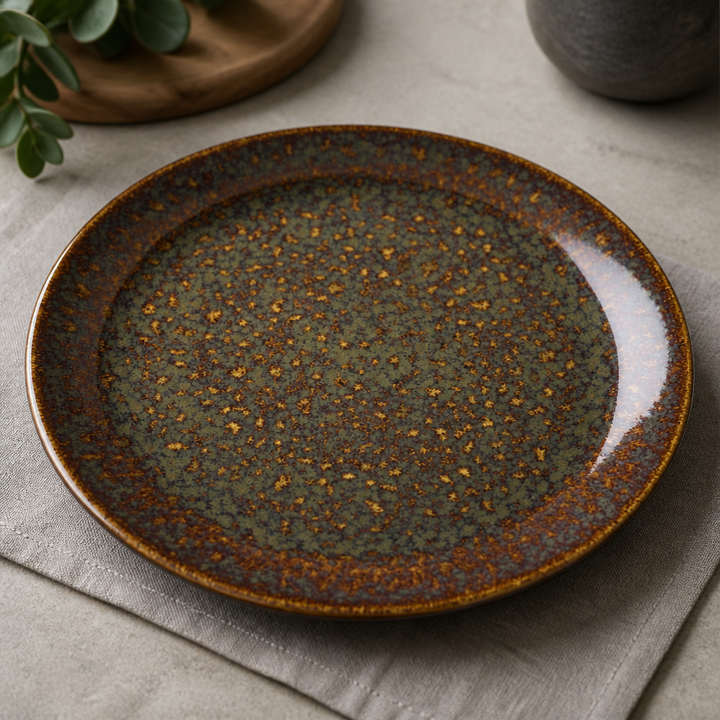 Commercial Coupe Plates Amber 280mm Porcelain 12 Pack