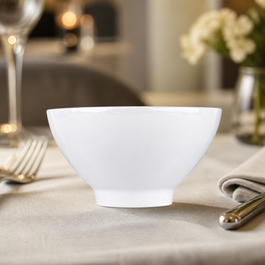 Pack of 24 Commercial Rice Bowls 124ml Fine China
