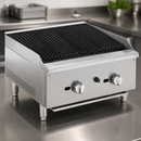 600mm Commercial Countertop Gas Chargrill Stainless Steel