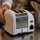 Commercial 2 Slice Toaster with Extra Wide Slots and Timer