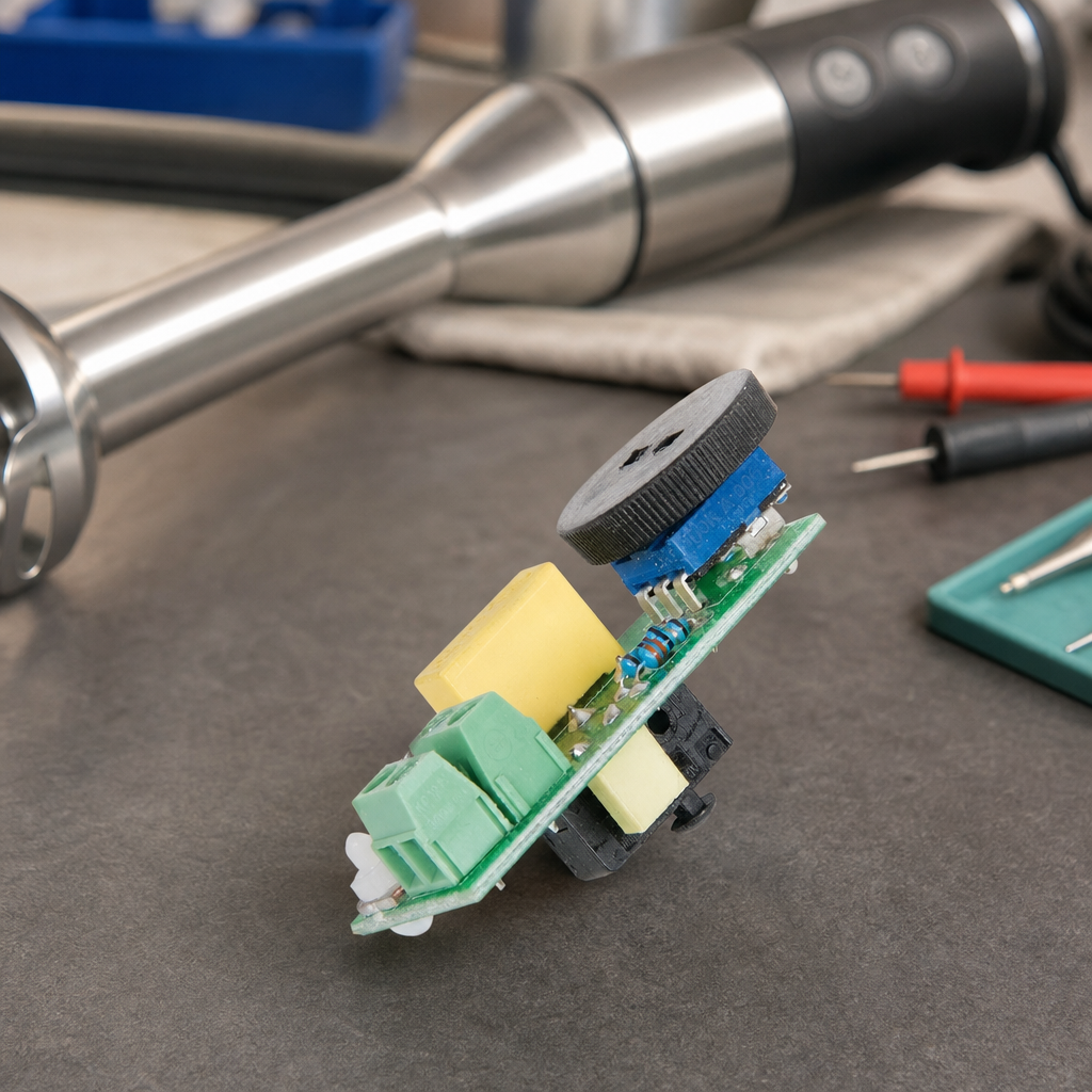 Replacement circuit board for commercial stick blender