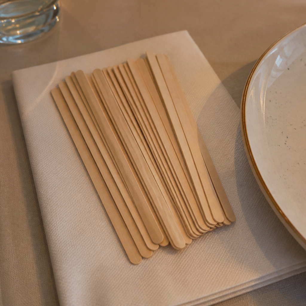 Biodegradable Wooden Coffee Stirrers 140mm 1000 Pack