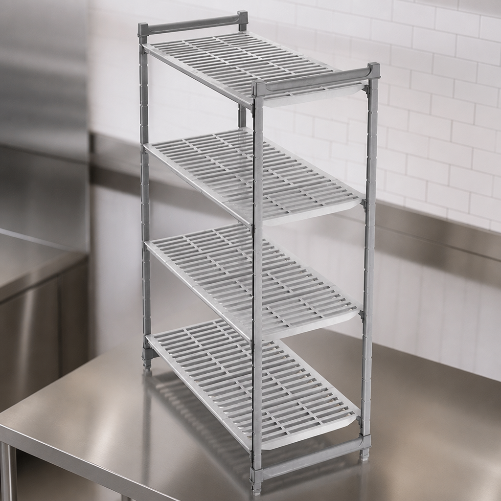 Commercial 4 Tier Shelving Unit 1830 x 910 x 460mm