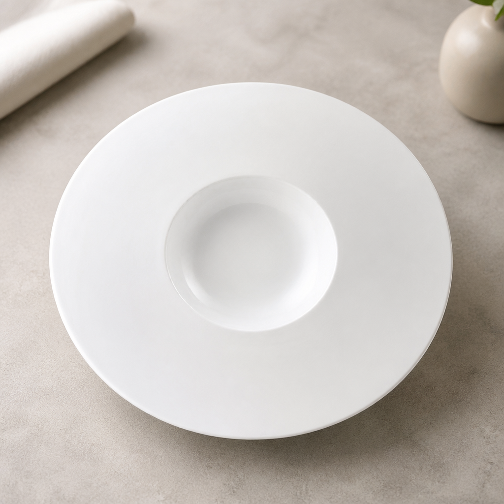 Large Commercial Porcelain Well Bowls 305mm - 6 Pack
