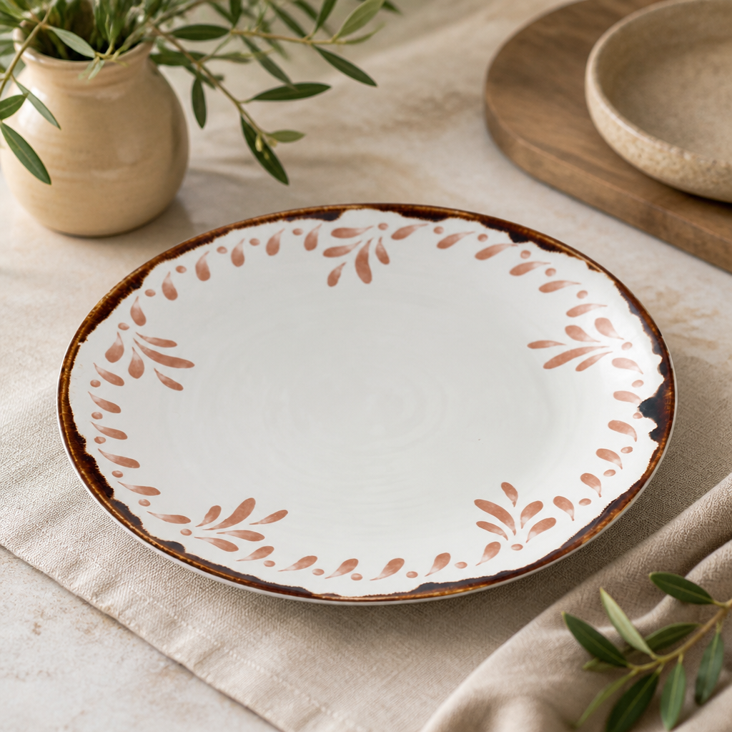 Commercial Terracotta Coupe Plate 275mm - 12 Pack