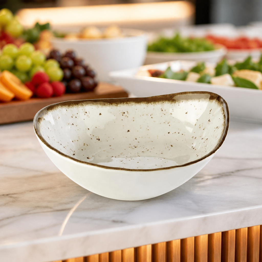230mm commercial oval bowl for catering use