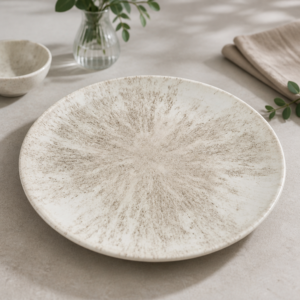 Commercial Coupe Plates Agate Grey 288mm - 12 Pack