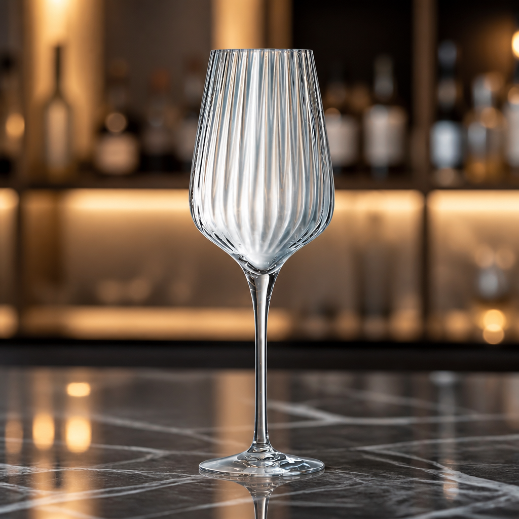 Commercial 450ml wine glasses - 24 pack stemware set