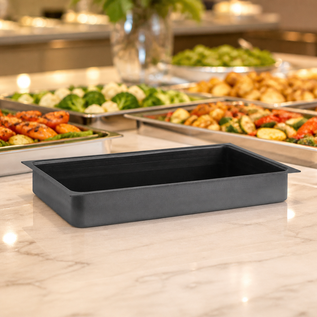 GN 1/1 Black Polystyrene Insert 515x310x60mm for buffets