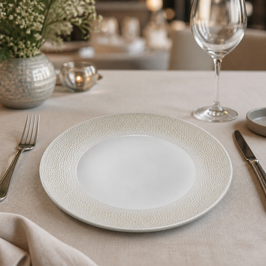 Commercial Deep Coupe Plates 281mm in Coastal Sand, 12 pack