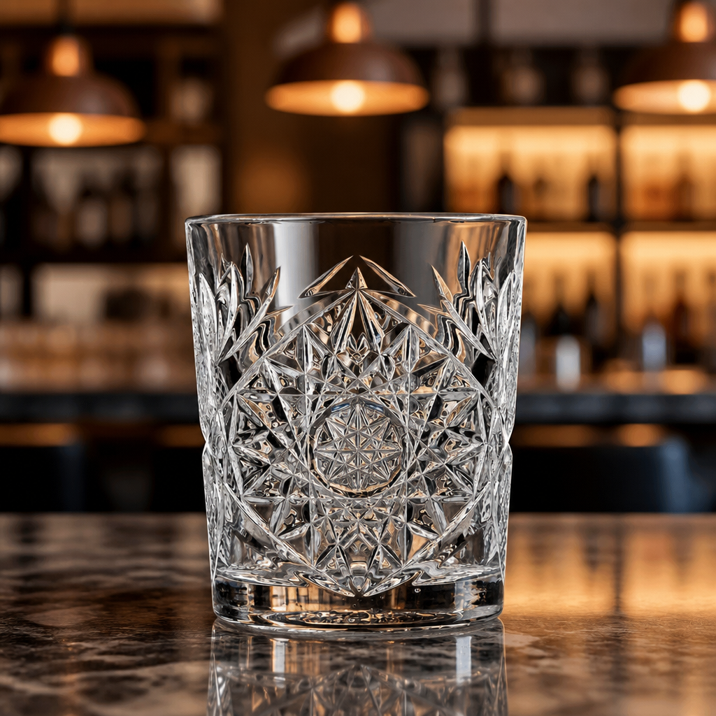 Commercial Double Old Fashioned Glasses 350ml 6 Pack