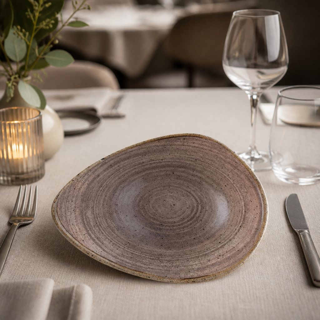 Commercial Raw Plate 229mm Brown 12 Pack