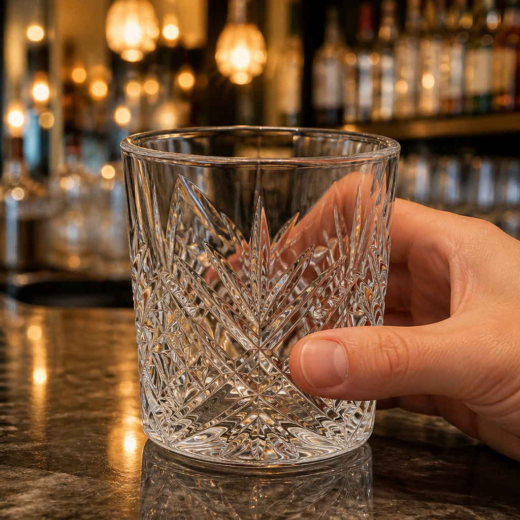 Commercial whisky glasses 300ml clear 24 pack