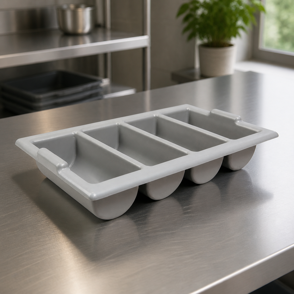 Commercial Cutlery Tray Grey 330x533mm for Efficient Storage