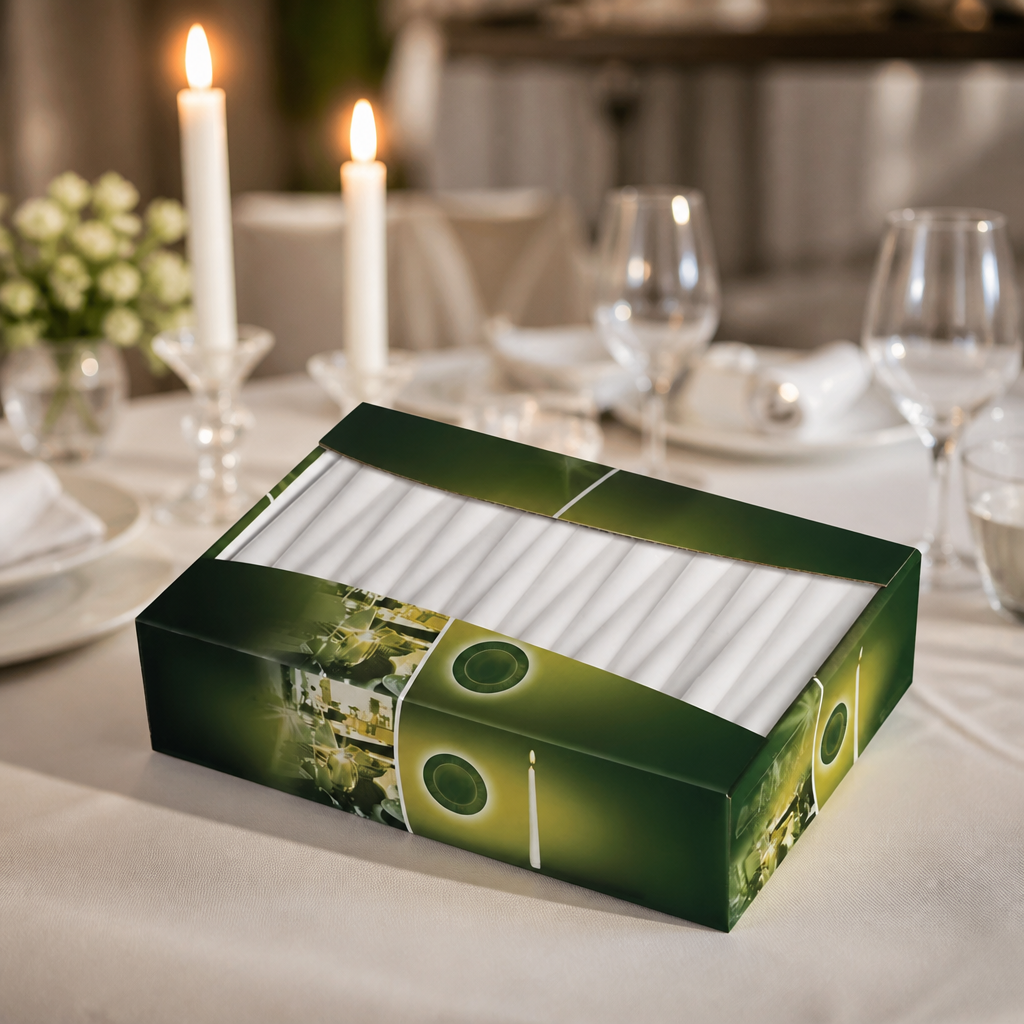 Commercial Tapered Candles 10" - 100 Pack