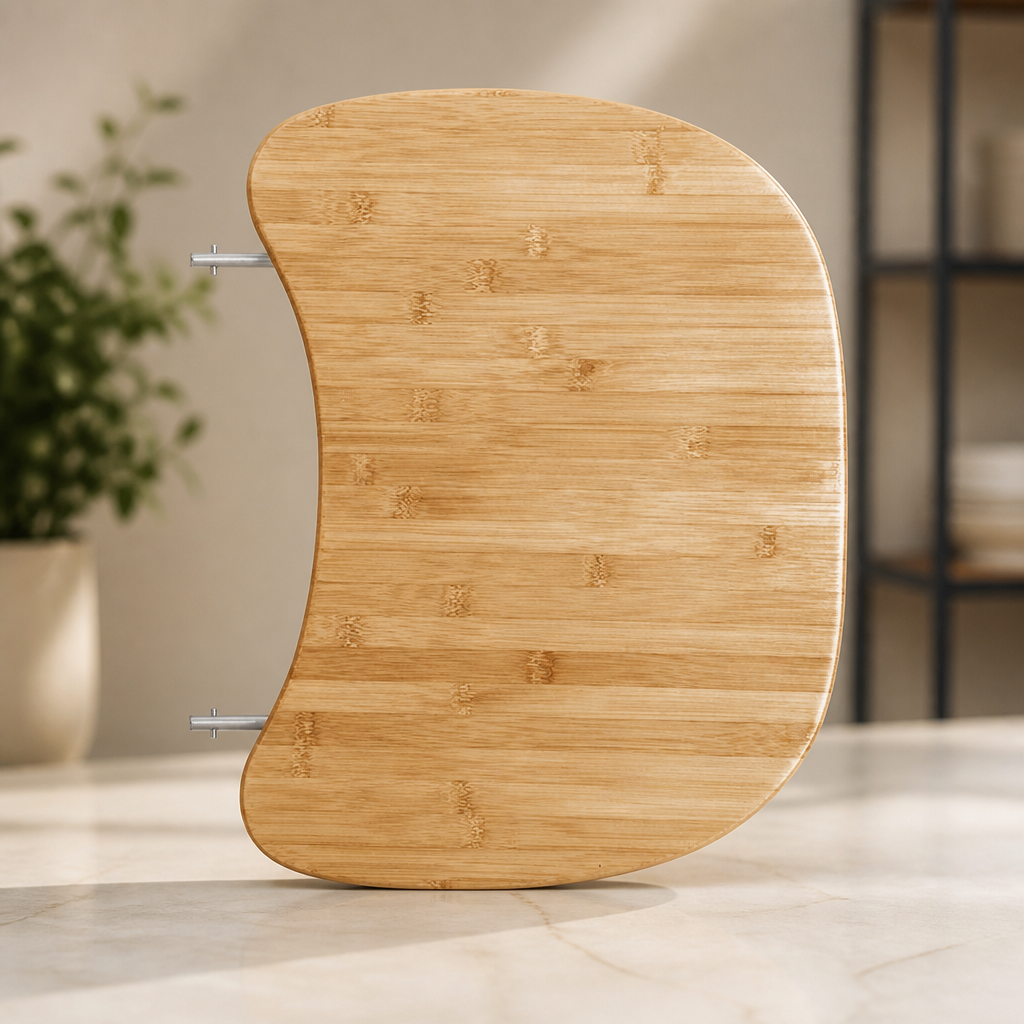 Commercial Bamboo Wood Shelf with Bracket 30x48cm
