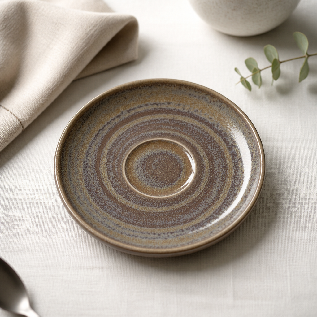 Commercial Granite Saucers 152mm - 12 Pack Catering Supplies