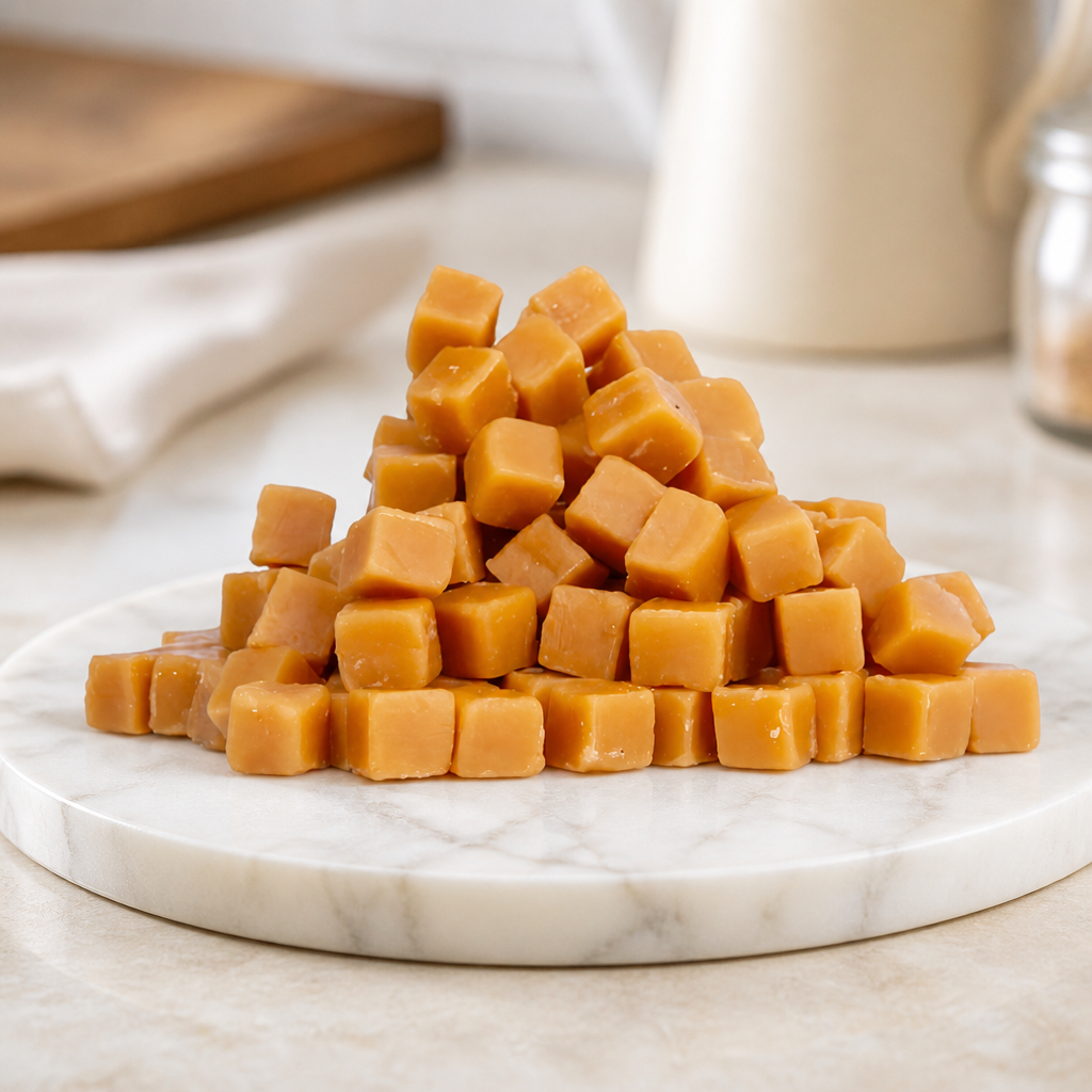 2kg Commercial Vanilla Fudge Pieces for Drink Toppings