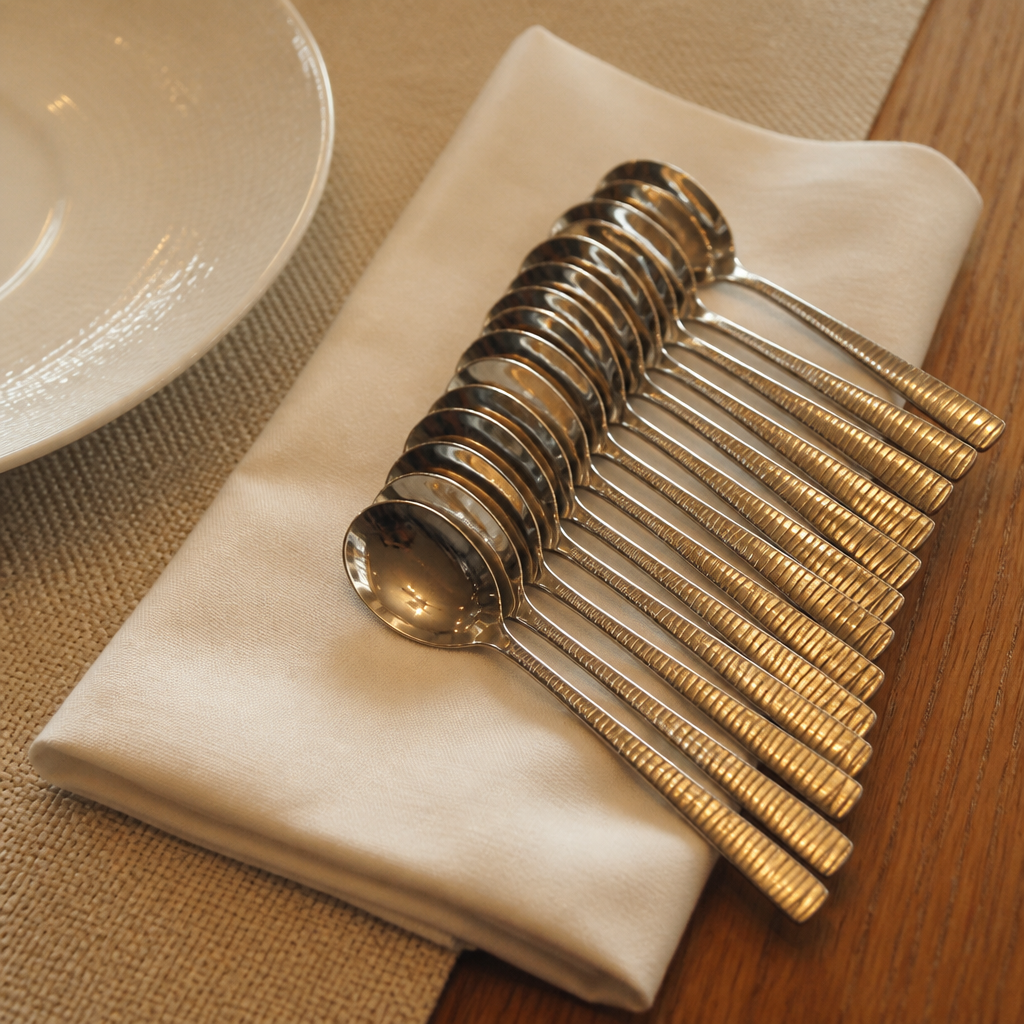 Commercial Bamboo Demitasse Spoons 12 Pack for Coffee Service