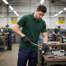 Premium Mediumweight Polo Shirt - 50% Cotton 50% Polyester, Reactive Dyed, Comfortable Fit