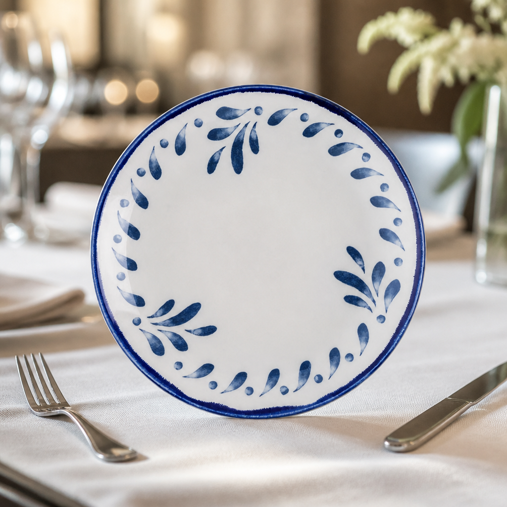 Commercial Coupe Plates 165mm - 12 Pack Vitrified Dinnerware