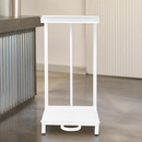 Commercial Free Standing Sack Holder with Lid 440mm Steel