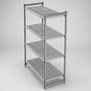 Commercial Cold Room Racking 4 Tier Shelving Unit 1830 x 765mm