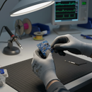 Premium ESD Palm Coated Gloves Certified to EN388 and EN407 for Enhanced Protection and Performance