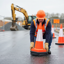 Premium 75CM Sand Based Cone for Road Safety - Durable and Highly Visible Traffic Control Device