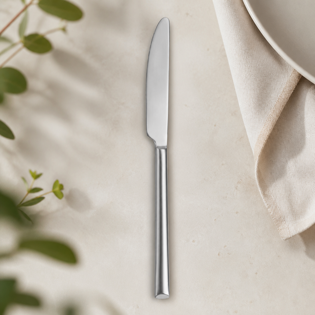 Commercial Dessert Knife Set 12 Pack Stainless Steel Velvet Finish